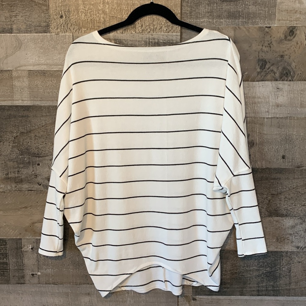 Lulus Oversized Striped Top - Picture 14 of 16
